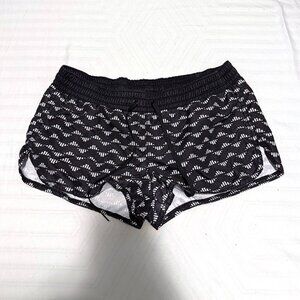 Old Navy Black & White Geometric Patterned Mini Swim Shorts